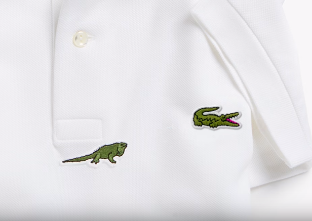 Lacoste cambió su logo por una buena causa