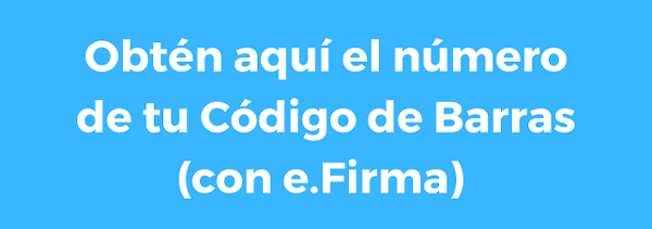 Generador Obten aqui el numero de tu Codigo de Barras