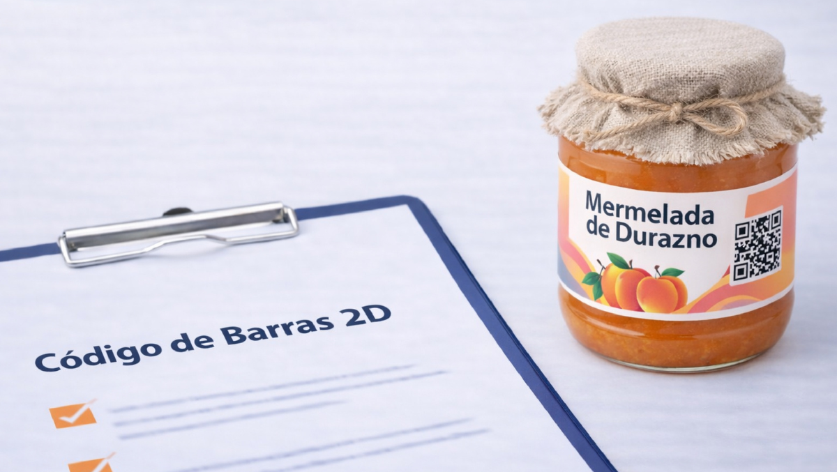 ¿Cómo implementar un Código de Barras 2D (QR o DataMatrix) en alimentos?