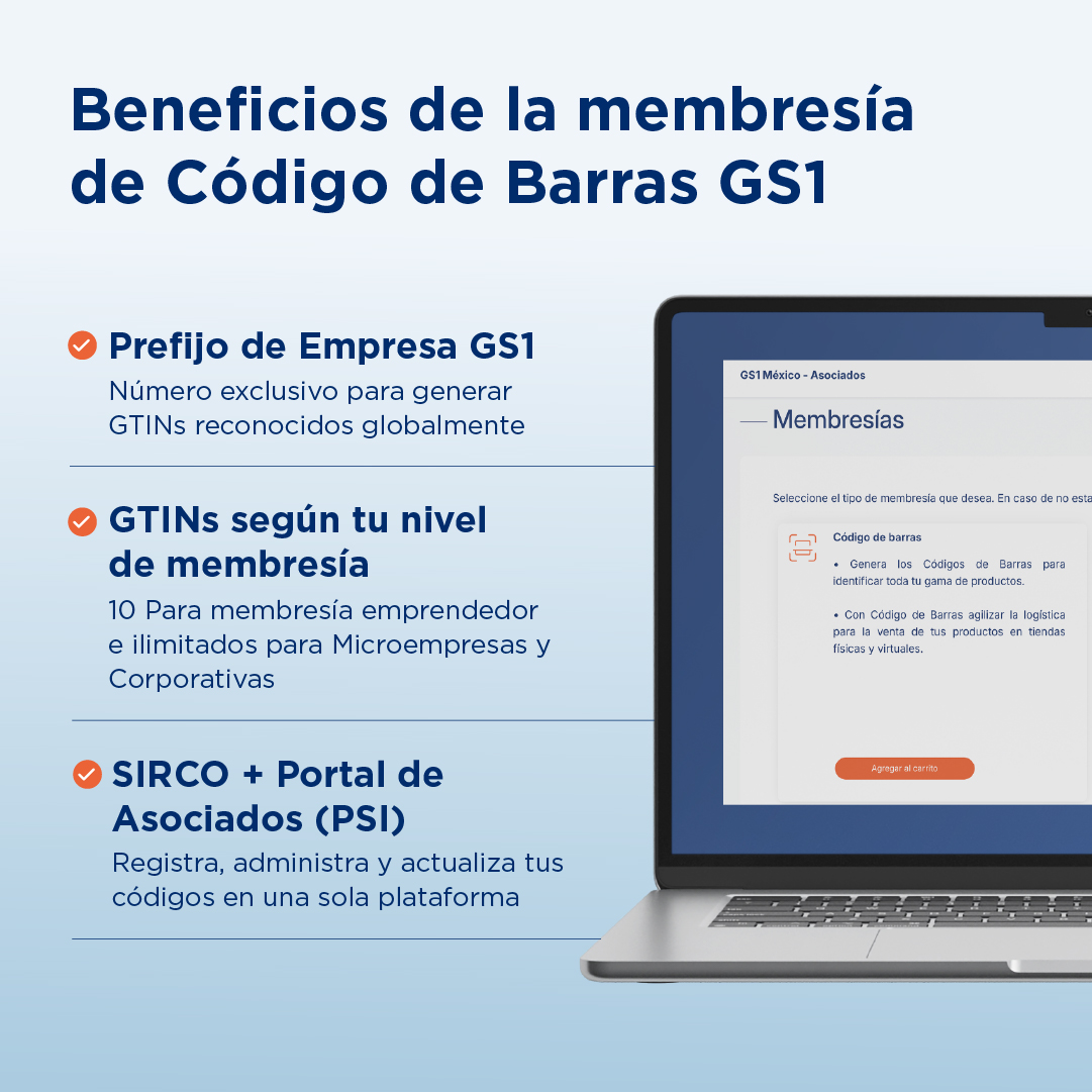 Beneficios membresía GS1 - 1